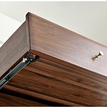 Стол рабочий округлой формы с 3-мя ящиками  Working Moonnut Table варинант исполнения - 4 | Loft Concept в Казани