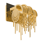 Бра с перфорированными металлическими дугами и цепочками 22 см Atlantis Chain варинант исполнения - 1 | Loft Concept в Казани