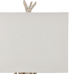 Настольная лампа с каркасом в виде веток деревьев с абажуром из ткани Natural Driftwood варинант исполнения - 3 | Loft Concept в Казани