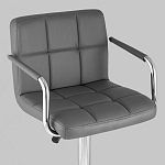 Барный стул с подлокотниками Honory Grey варинант исполнения - 7 | Loft Concept в Казани