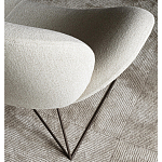 Дизайнерский двухместный диван Gio Ponti D.157.6  - DUE FOGLIE Sofa варинант исполнения - 3 | Loft Concept в Казани