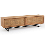 ТВ-тумба из массива тика Busto TV Stand варинант исполнения - 2 | Loft Concept в Казани