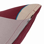 Подушка декоративная хлопковая с абстрактным принтом Elysian Flow Terra варинант исполнения - 4 | Loft Concept в Казани