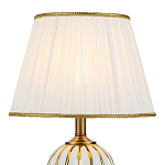 Настольная лампа с абажуром Celestina White Gold Lampshade Table Lamp варинант исполнения - 2 | Loft Concept в Казани