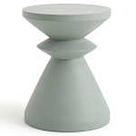 Светло-серый приставной столик из массива AMORPHOUS варинант исполнения - 1 | Loft Concept в Казани