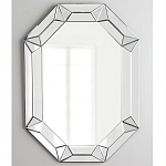 Зеркало настенное восьмиугольное Mirror Facets варинант исполнения - 1 | Loft Concept в Казани