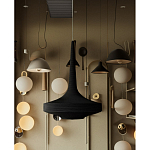 Подвесной вязаный черный светильник «Лампа Марракеша» варинант исполнения - 3 | Loft Concept в Казани