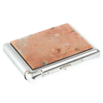 Портсигар с газовой зажигалкой из натурального камня Пегматит Stone Cigarettes Cases варинант исполнения - 4 | Loft Concept в Казани