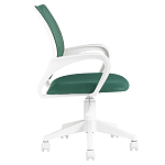 Офисное кресло с основанием из белого пластика Desk chairs Green варинант исполнения - 3 | Loft Concept в Казани