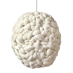 Светильник вязаный из шерсти Wool Oval варинант исполнения - 3 | Loft Concept в Казани