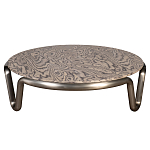 Стол журнальный круглый с узором Table Hypontic Pattern варинант исполнения - 1 | Loft Concept в Казани