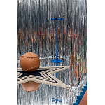 Дизайнерский ковер в виде звезды Poltronova Tappeto Stella Grey Navy Blue Rug варинант исполнения - 4 | Loft Concept в Казани