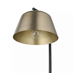 Торшер на изогнутом основании в сочетании черного и золотистого цвета Stable Base варинант исполнения - 3 | Loft Concept в Казани