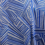 Мебельная ткань Жаккард синий принт 140 см T2-132 варинант исполнения - 2 | Loft Concept в Казани