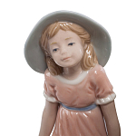 Статуэтка фарфоровая Девушка и маленькая девочка с цветами Charming Statuette варинант исполнения - 2 | Loft Concept в Казани