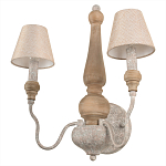 Бра с двумя конусовидными тканевыми абажурами Neighborhood варинант исполнения - 3 | Loft Concept в Казани