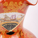 Ваза красного цвета с рисунком Chinoiserie Ceramics варинант исполнения - 2 | Loft Concept в Казани