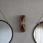 Бра плетеное из ротанга Chainmail варинант исполнения - 5 | Loft Concept в Казани