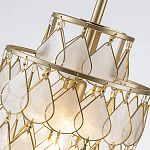 Подвесной светильник с декором из натуральной морской ракушки Iridescent Light варинант исполнения - 5 | Loft Concept в Казани