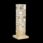 Настольная лампа прямоугольная с мозаичным хрустальным оформлением Sparks of Crystal варинант исполнения - 1 | Loft Concept в Казани