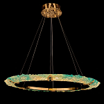 Люстра в форме кольца с цветочным декором Warm Heavenly Light варинант исполнения - 2 | Loft Concept в Казани