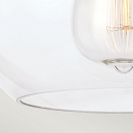 Потолочный светильник с шарообразным плафоном из прозрачного стекла Feiss варинант исполнения - 4 | Loft Concept в Казани