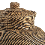 Плетеная корзина из ротанга и бамбука Wicker Vase Basket варинант исполнения - 2 | Loft Concept в Казани