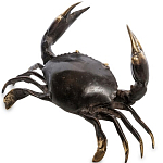 Статуэтка из бронзы в виде краба Animals Bronze варинант исполнения - 3 | Loft Concept в Казани