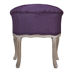 Кресло низкое в стиле прованс Louis French Armchair purple flax варинант исполнения - 3 | Loft Concept в Казани