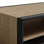 Стол журнальный в стиле лофт с полкой для хранения Warm Industrial варинант исполнения - 2 | Loft Concept в Казани