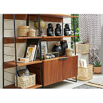 Стеллаж из орехового дерева Olson Rack варинант исполнения - 5 | Loft Concept в Казани