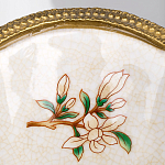 Декоративная ваза из фарфора с бронзовыми вставками Eden Garden варинант исполнения - 3 | Loft Concept в Казани