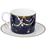 Чайный набор из фарфора с изображением лошадей на 6 персон 12 предметов Porcelain Horse Set варинант исполнения - 2 | Loft Concept в Казани