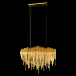 Люстра подвесная с металлическими цепочками и изогнутыми металлическими дугами 72 см Atlantis Chain варинант исполнения - 13 | Loft Concept в Казани