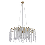 Люстра c подвесками из прозрачного хрусталя Диаметр 85 см FAIRYTREE Light варинант исполнения - 2 | Loft Concept в Казани