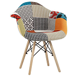 Стул с обивкой в стиле Patchwork варинант исполнения - 1 | Loft Concept в Казани