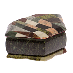 Шкатулка для украшений с мозаикой из натуральных камней Stone Casket варинант исполнения - 2 | Loft Concept в Казани