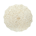 Стол кофейный с отделкой раковинами устриц Coastal Charm варинант исполнения - 3 | Loft Concept в Казани