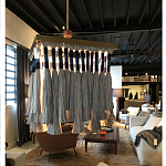 Люстра квадратная плетеная с бахромой Wicker Square Chandelier with Tassels варинант исполнения - 4 | Loft Concept в Казани