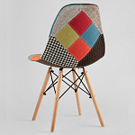 Стул с обивкой в технике пэчворк DSW варинант исполнения - 5 | Loft Concept в Казани