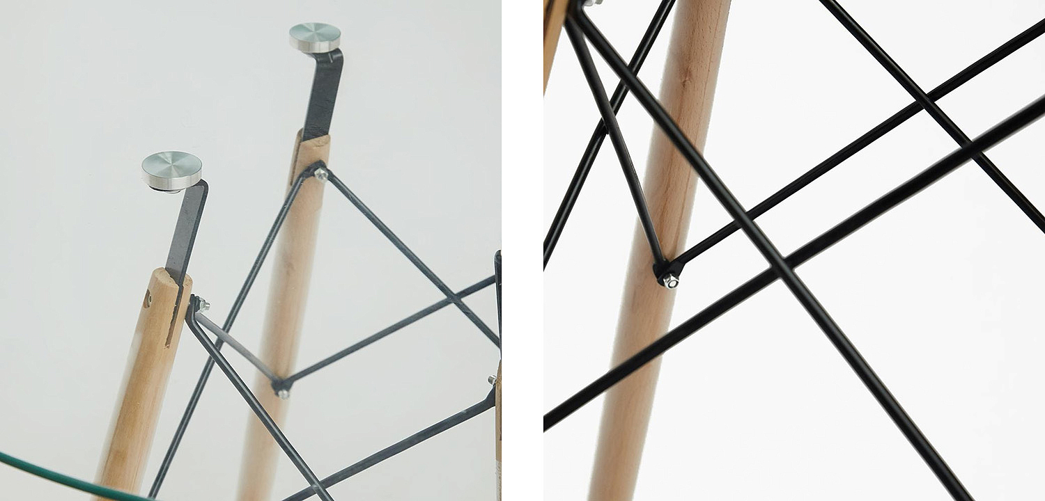 Стол DSW glass table - Loft-Concept в Казани