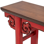 Деревянная консоль в китайском стиле красная Tang Console Table варинант исполнения - 3 | Loft Concept в Казани