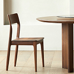 Стол обеденный круглый с двойной столешницей Walnut Wood Table варинант исполнения - 8 | Loft Concept в Казани