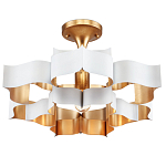 Люстра фигурная в сочетании белого и золотого цвета Shapes Inspired by Nature варинант исполнения - 2 | Loft Concept в Казани