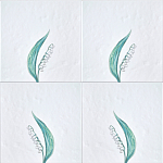 Плитка с узором Ландыш варинант исполнения - 1 | Loft Concept в Казани