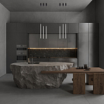 Подвсеной светильник светодиодный металлический цилиндрической формы черный Trumpet tube варинант исполнения - 4 | Loft Concept в Казани