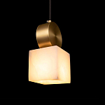 Подвесной светильник светодиодный с квадратным плафоном Stone Helios варинант исполнения - 2 | Loft Concept в Казани