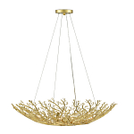 Люстра в форме золотой чаши из кораллов Coral Decor варинант исполнения - 2 | Loft Concept в Казани