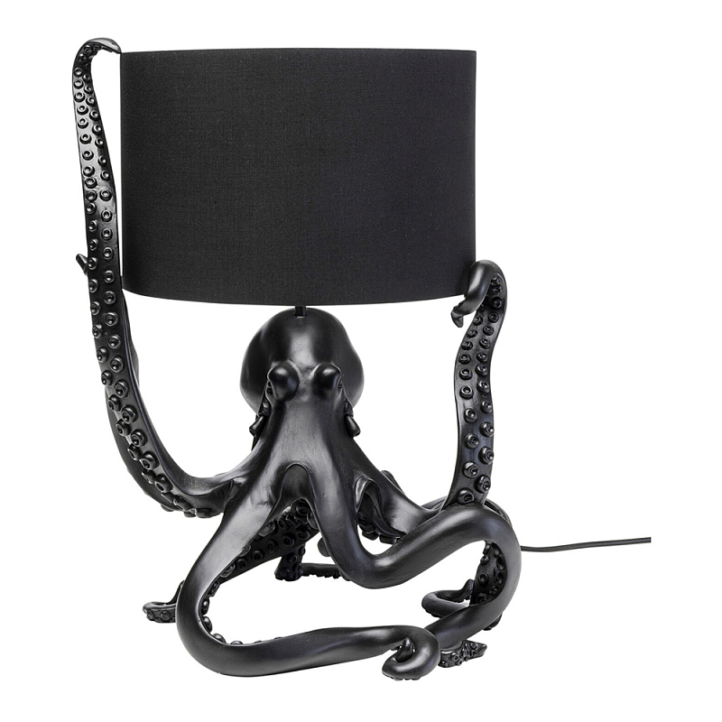 Дизайнерская Настольная лампа Черный Осьминог Черный в Казани | Loft Concept 
