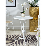 Столик белый кованный в прованском стиле Vaucluse варинант исполнения - 4 | Loft Concept в Казани